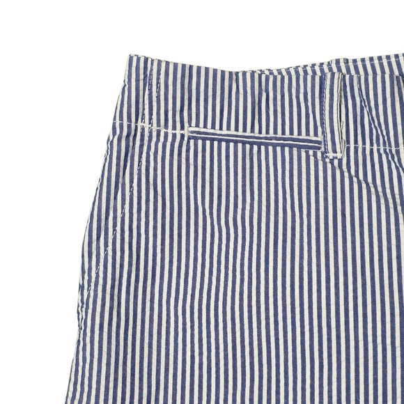 Ralph Lauren Sport Blue and White Striped Women's Shorts size 6 - Picture 3 of 4